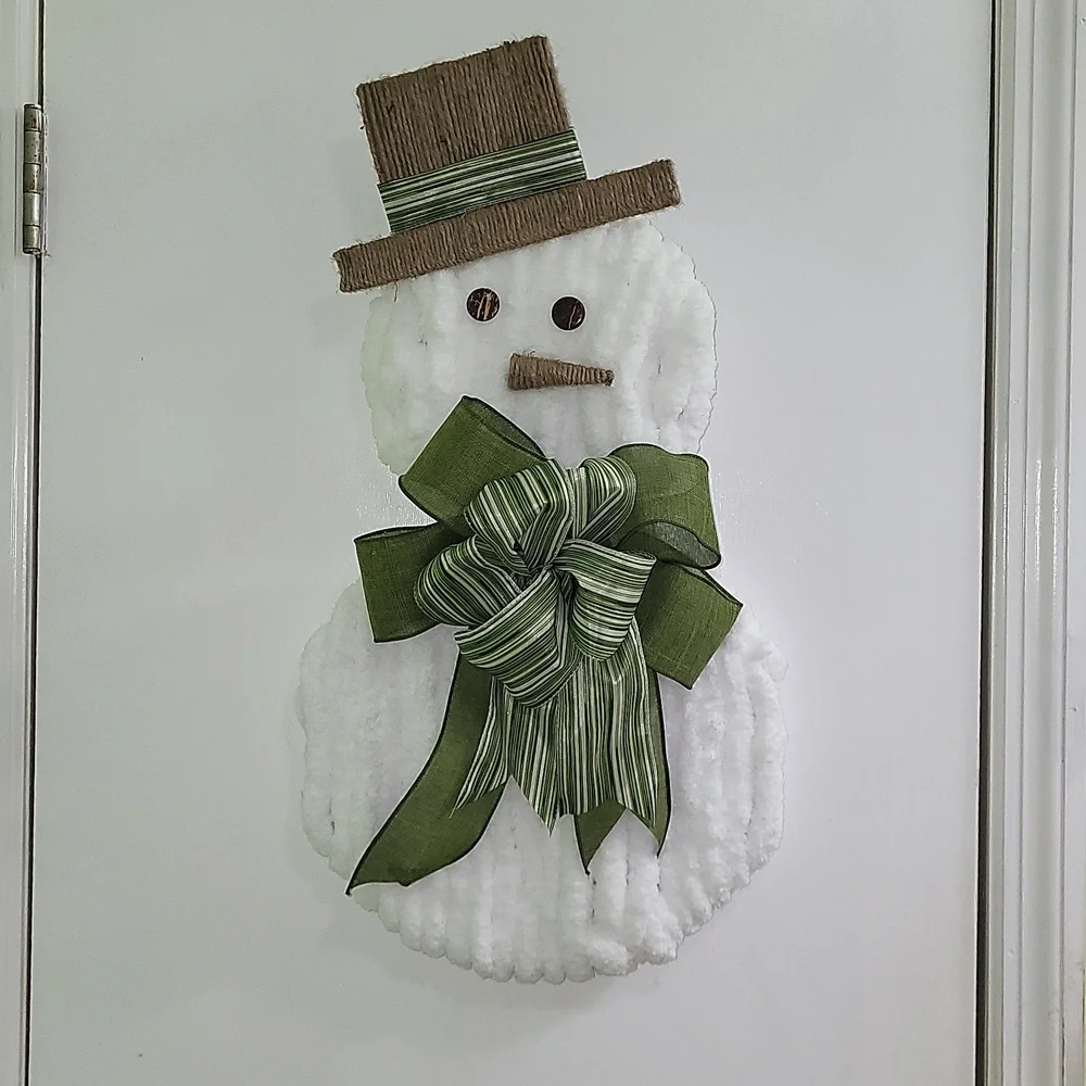 Clearance Sale! Snowman Wreath